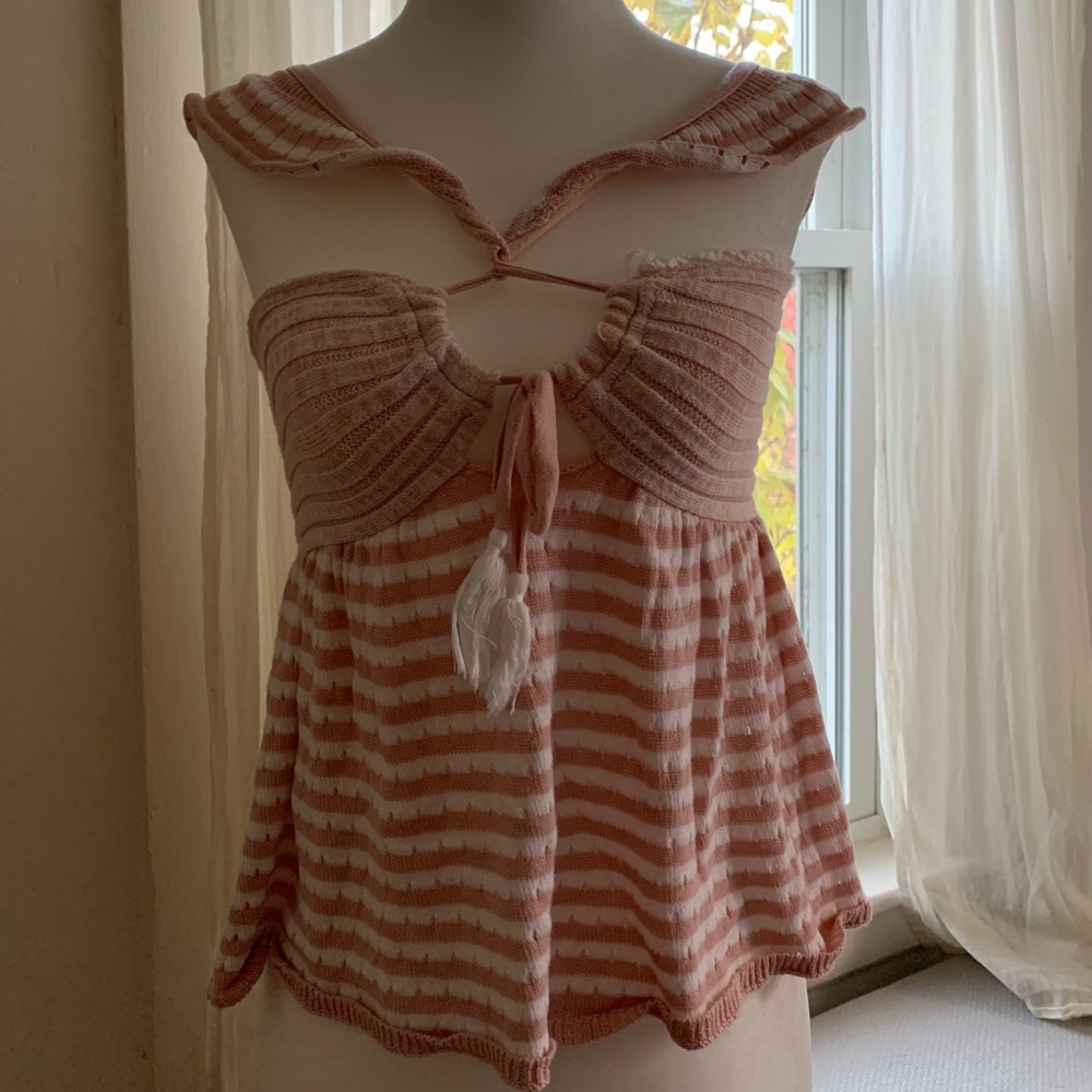 Free People Stripped Cotton Tank